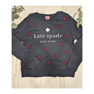 Kate Spade Ladybug Sweatshirt in Navy